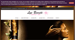 Desktop Screenshot of lysbeaute.fr